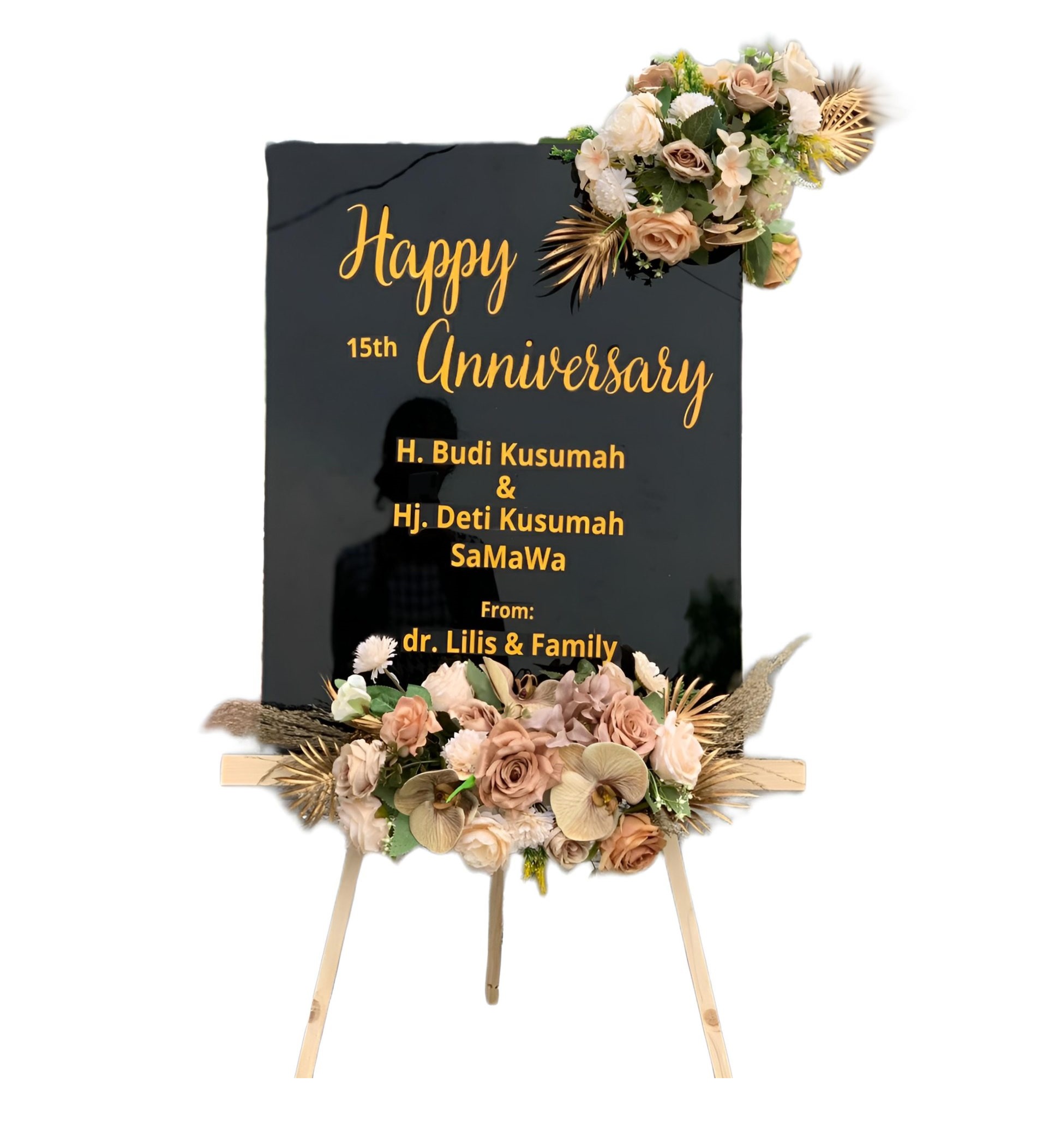 Papan Bunga Akrilik Donorojo