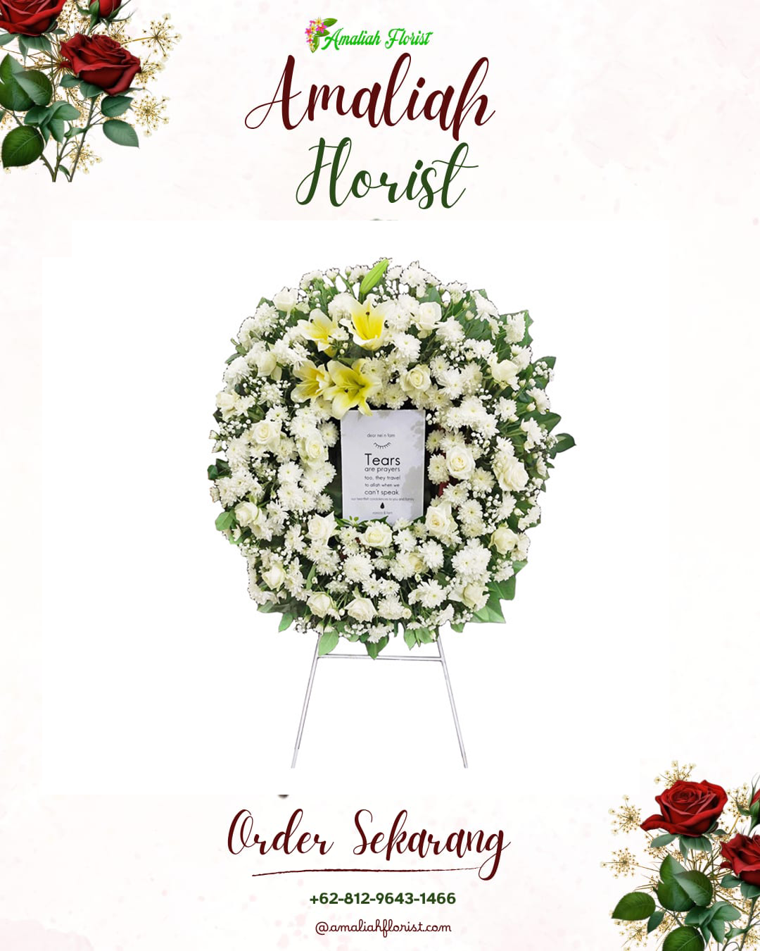 Krans Bunga Duka Donorojo